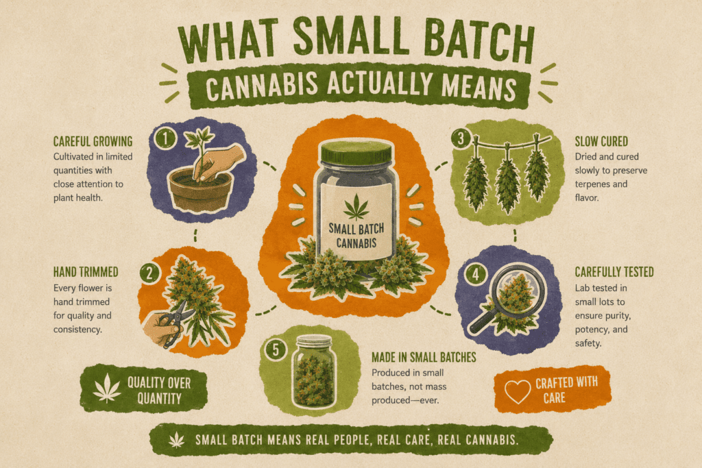 what small batch cannabis means