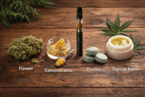 Cannabis Products Flatlay