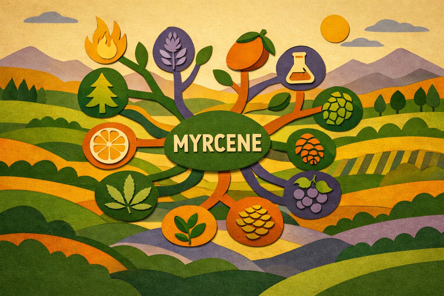 Myrcene flavor profile